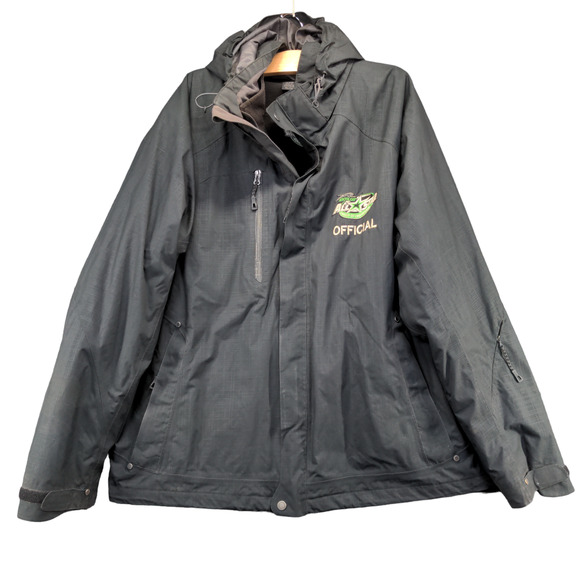 North End Men's Warm Logik Arctic Cat All Star Hooded Jacket Black XL Coat - Picture 1 of 16
